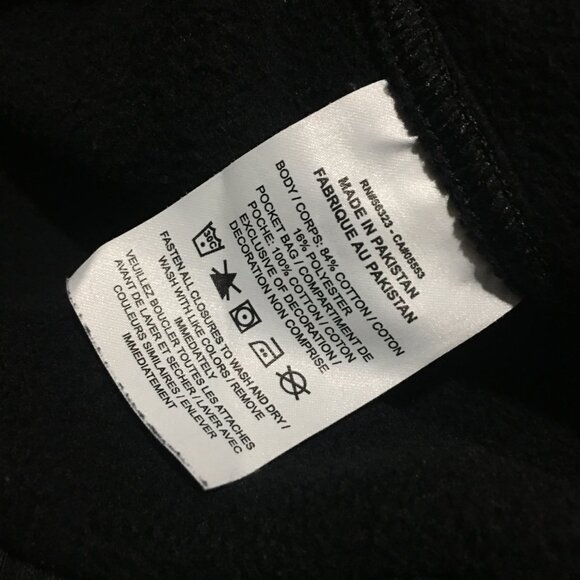 Nike Solo Swoosh Fleece Pants Men Large Black Heavyweight Sweatpants Zip Pockets - Picture 4 of 10